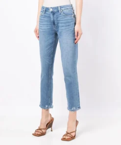 Paige 'Brigitte' Cropped Boyfriend Jeans Clothing