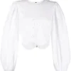 Ganni White 'Broderie Anglaise Blouse' 2 Ganni White 'Broderie Anglaise Blouse'
