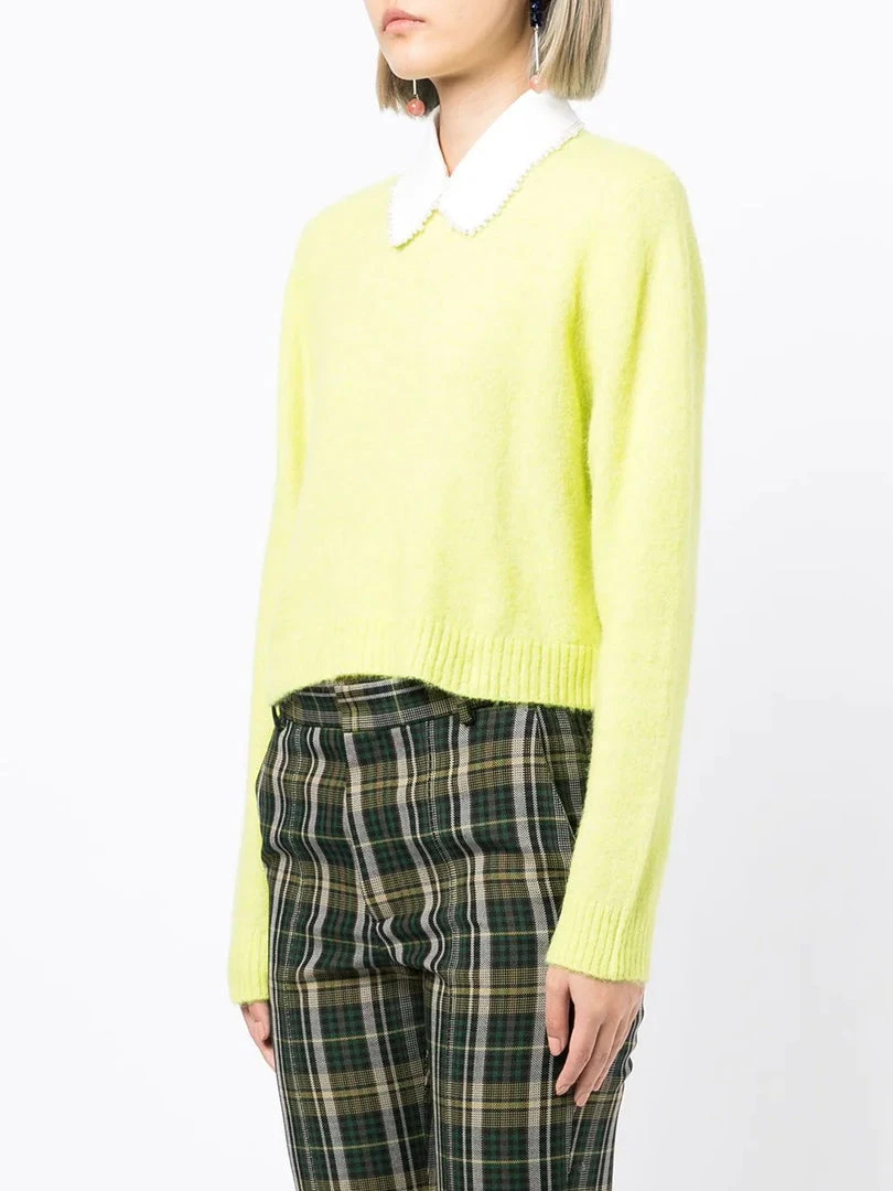 Baum Und Pferdgarten Lime 'Cabreena' Detachable Collar Sweater 5 Baum Und Pferdgarten Lime 'Cabreena' Detachable Collar Sweater