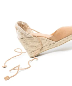 Castaner 'Carina 8 007' Beige Clover Detail Espadrilles Shoes