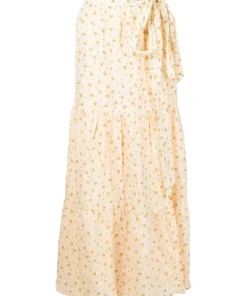 Faithfull The Brand Clothing ‘Cavaretta’ Floral Wrap Midi Skirt