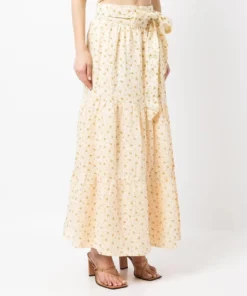 Faithfull The Brand Clothing ‘Cavaretta’ Floral Wrap Midi Skirt