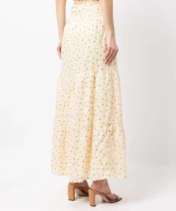 Faithfull The Brand Clothing ‘Cavaretta’ Floral Wrap Midi Skirt