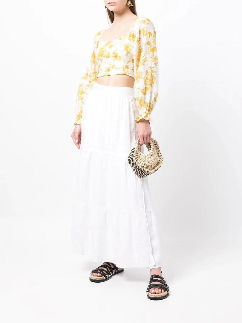 Faithfull The Brand ‘Cavaretta’ Linen Wrap Midi Skirt Clothing 6 Faithfull The Brand ‘Cavaretta’ Linen Wrap Midi Skirt Clothing