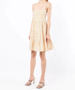 Faithfull The Brand 'Cecelie' Floral Motif Mini Dress Clothing