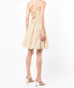 Faithfull The Brand 'Cecelie' Floral Motif Mini Dress Clothing