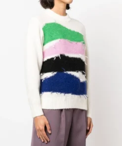 Baum Und Pferdgarten 'Cecilee' Frayed Stripe Knit Sweater Clothing 9 Baum Und Pferdgarten 'Cecilee' Frayed Stripe Knit Sweater Clothing