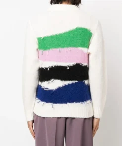 Baum Und Pferdgarten 'Cecilee' Frayed Stripe Knit Sweater Clothing 10 Baum Und Pferdgarten 'Cecilee' Frayed Stripe Knit Sweater Clothing