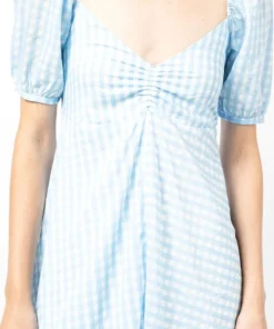 Faithfull The Brand 'Charlize' Gingham Midi Dress Clothing