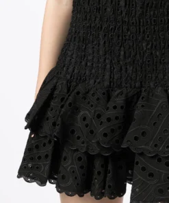 Charo Ruiz Black 'Megan' Short Dress Clothing