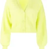 Baum Und Pferdgarten Lime 'Chasmeen' Puff Sleeve Cardigan Clothing