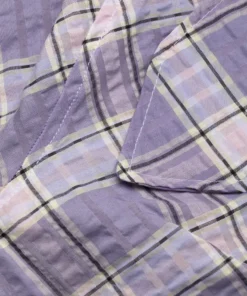 Ganni 'Checked Wrap Tie Mini Dress' New In