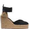 Castaner Black 'Chiara T 8ED' Espadrilles