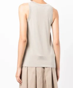 Studio Nicholson 'Circa' Crepe Racer Vest New In