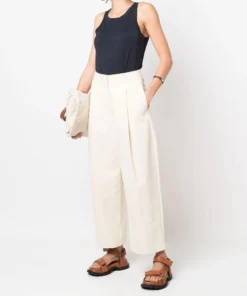 Studio Nicholson Navy 'Circa' Jersey Racer Vest