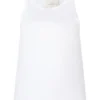 Studio Nicholson White 'Circa' Jersey Racer Vest New In