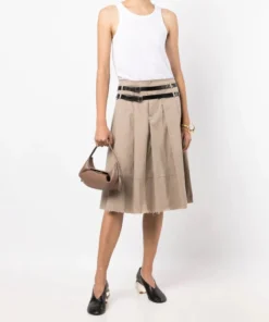 Studio Nicholson White 'Circa' Jersey Racer Vest New In