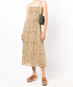 Faithfull The Brand Clothing 'Claretta' Floral Midi Dress
