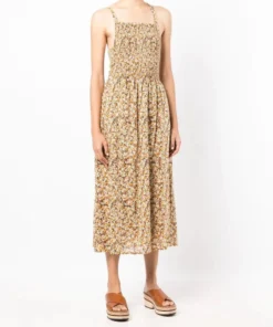 Faithfull The Brand Clothing 'Claretta' Floral Midi Dress