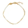 ANNI LU Ecru ‘Clemence’ Beaded Bracelet Accessories