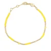 ANNI LU Yellow ‘Clemence’ Beaded Bracelet