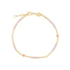 ANNI LU Light Pink ‘Clemence’ Beaded Bracelet