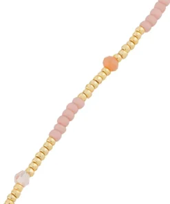 ANNI LU Light Pink ‘Clemence’ Beaded Bracelet