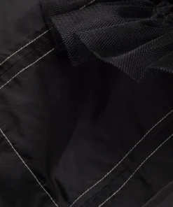 Ganni 'Contrasting Stitched Puff Sleeve Mini Dress'