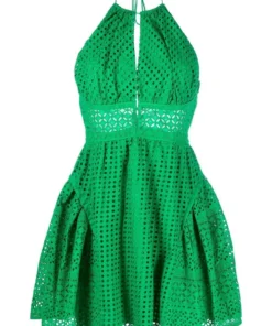 Self Portrait 'Cotton Broderie Anglaise Mini Dress'