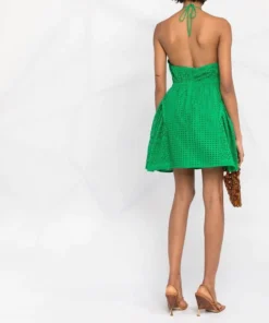 Self Portrait 'Cotton Broderie Anglaise Mini Dress'