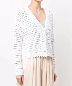 Vince Clothing 'Crochet Cardigan'