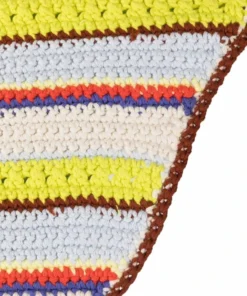 Ganni 'Crochet Striped Bikini Bottoms'