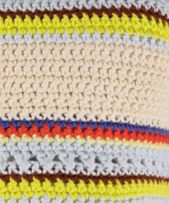 Ganni 'Crochet Striped Bikini Top'