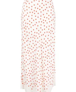 Rixo London 'Crystal' Polka Dot Slip Skirt
