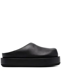 Paloma Barcelo Shoes Black 'Daga' Platform Mules