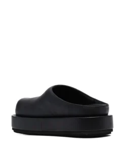Paloma Barcelo Shoes Black 'Daga' Platform Mules