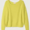 American Vintage Lime 'Damsville H22' Knit Sweater