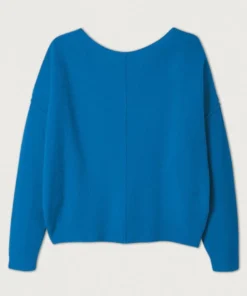 American Vintage New In Blue 'Damsville H22' Knit Sweater