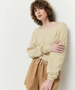 American Vintage Light Beige 'Damsville H22' Knit Sweater