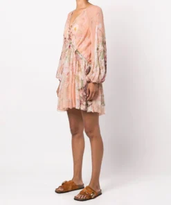 Zimmermann 'Dancer Drawn Mini Dress'