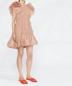 Zimmermann 'Dancer Frilled Mini Dress'