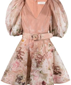 Zimmermann 'Dancer Puff Sleeve Mini Dress'