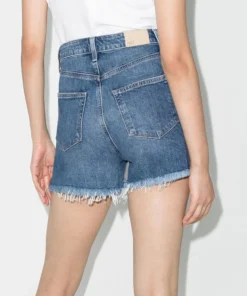 Paige 'Dani' High Waist Denim Shorts