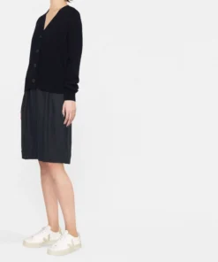 Vince 'Dark Navy V-neck Knit Cardigan' Clothing