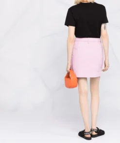 Ganni 'Denim Block Coloured Skirt'