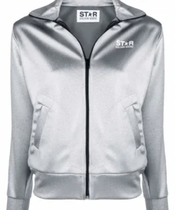 Golden Goose ‘Denise’ Metallic Star Tape Jacket Clothing
