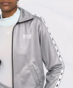 Golden Goose ‘Denise’ Metallic Star Tape Jacket Clothing