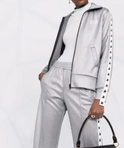 Golden Goose ‘Denise’ Metallic Star Tape Jacket Clothing