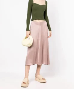 Vince 'Draped Pleat Slip Skirt' Clothing