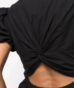 Vince New In Black 'Draped Puff Sleeve Blouse' 11 Vince New In Black 'Draped Puff Sleeve Blouse'